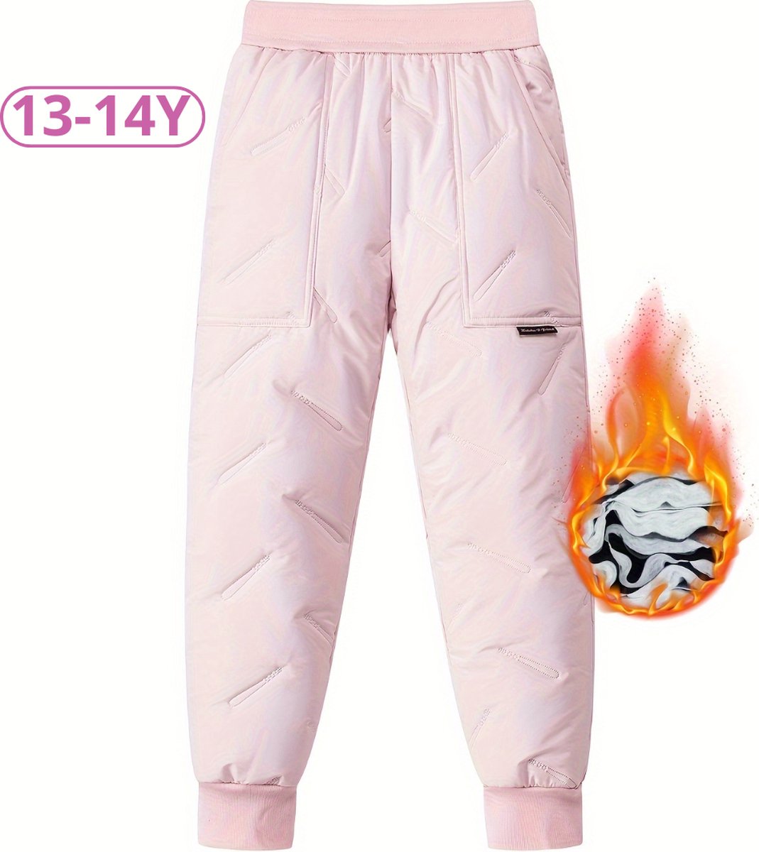 Bovista Skibroek Skipak Snowboard Broek Winterbroek Sneeuwbroek Kinderen Meisjes Wintersport – 13 tot 14 Jaar Roze