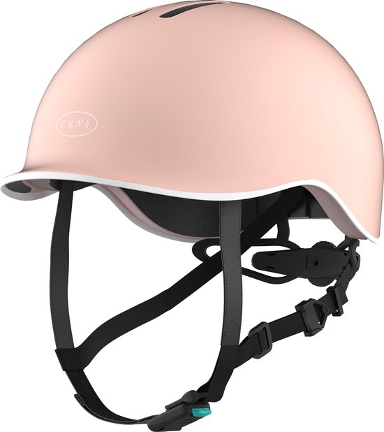 Casque de vélo enfant CRNK Tango Junior - Casque de vélo enfant - Skateboard, rollers en ligne - Garçons et Filles - Léger - 270 grammes - Fermeture magnétique - Couleur Rose