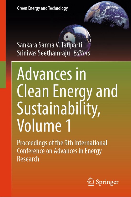 Springer Nature Proceedings excluding Computer Science - Advances in Clean Energy and Sustainability, Volume 1