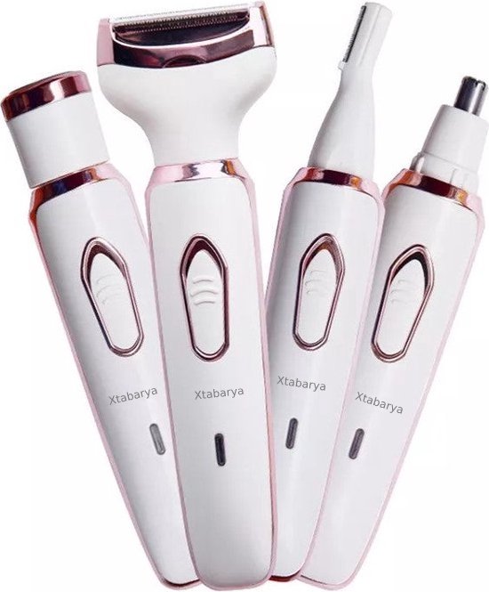 4 In 1 Vrouwen Epilator Scheerapparaat Ontharing Pijnloos - 4 - €27,43