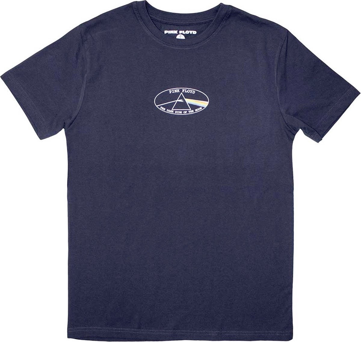 Pink Floyd - Mini DSOTM Oval Heren T-shirt - L - Blauw