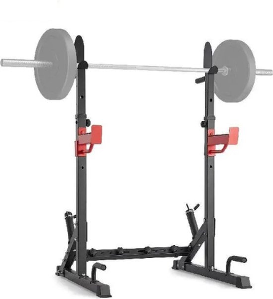 Homegym squatrek - Multifunctioneel barbell rack - Hoge kwaliteit staal ...