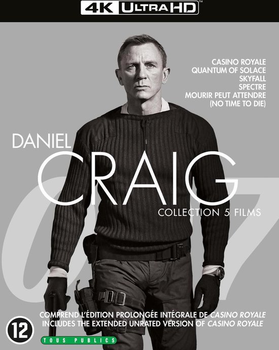 James Bond - Daniel Craig Collection 5 Films (4K Ultra HD Blu-ray)