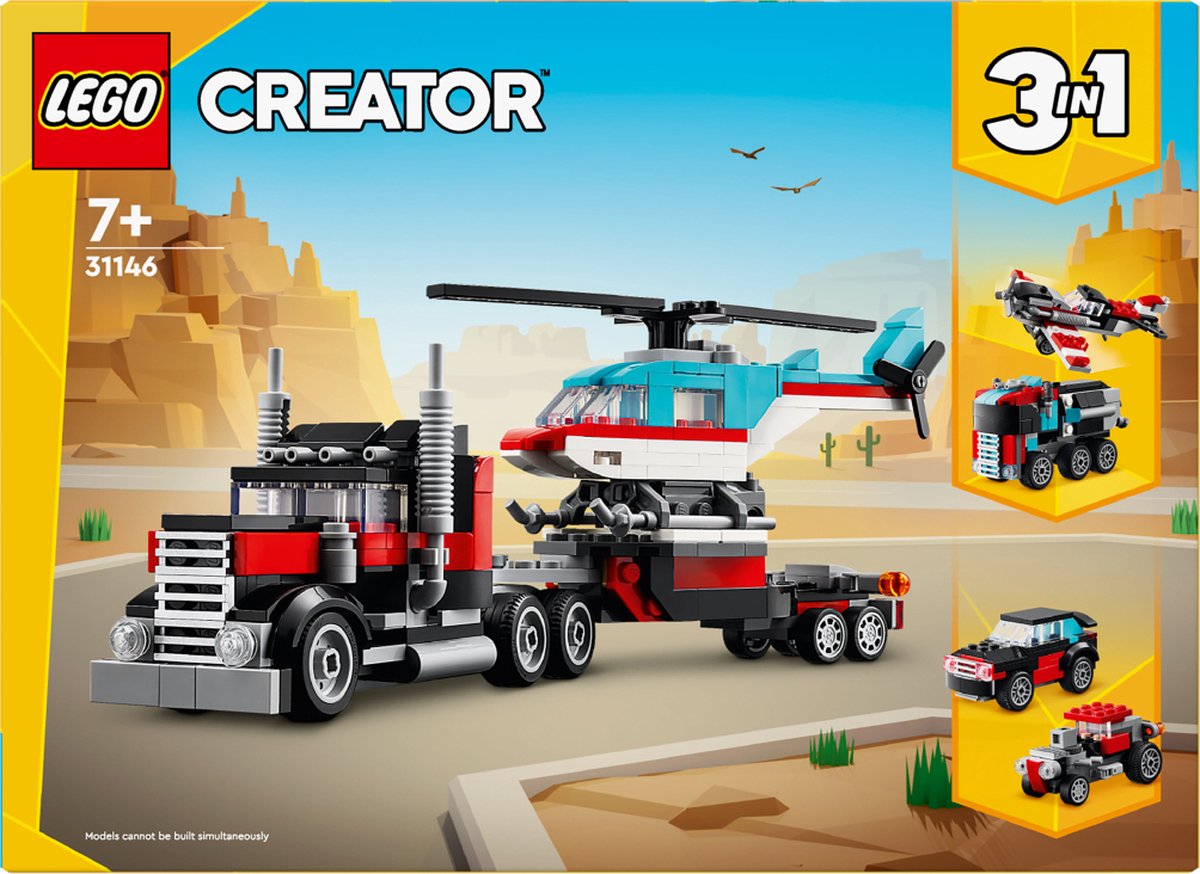 LEGO Creator 3in1 Truck met helikopter - 31146 — afbeelding 22