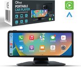 Bol.com Olvy Carplay Scherm - Geschikt voor Apple & Android - Navigatiesysteem Auto - Draadloos - Touchscreen - Universeel - Mul... aanbieding
