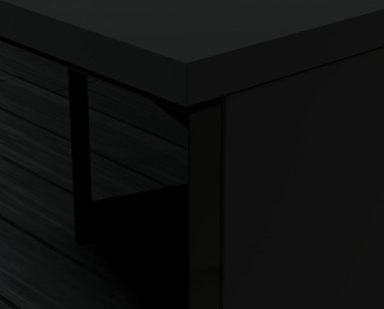 Modulo Plato Slim Badkamermeubel Voor Waskom | 100 Cm Mat Wit Vlak Front Hoogglans Wit Blad 2 Lades Onder Elkaar 133130