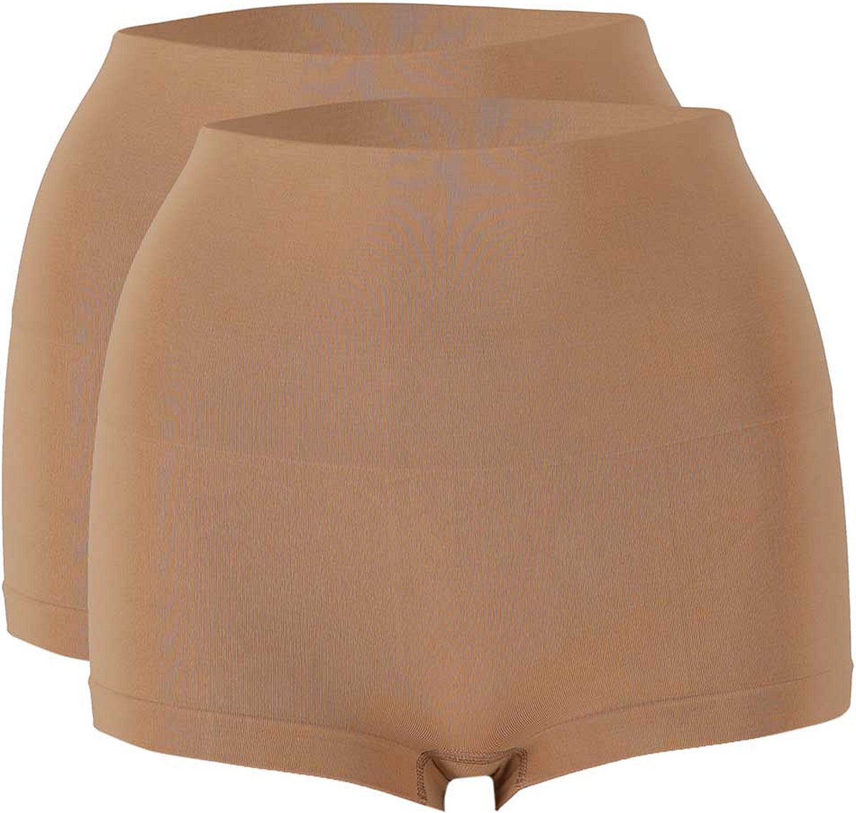 Sarlini - Corrigerende hipster - 2-Pak - Maat L - Bruin - shapewear dames - corrigerend ondergoed dames