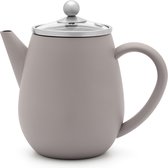 Bol.com Bredemeijer - Theepot Duet Eva 05L betongrijs met filter - Dubbelwandig aanbieding