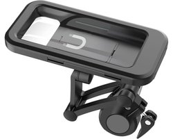 BixB Telefoonhouder fiets waterdicht - GSM Houder - Universeel - Ook Geschikt Voor Scooter en Motor - Zwart