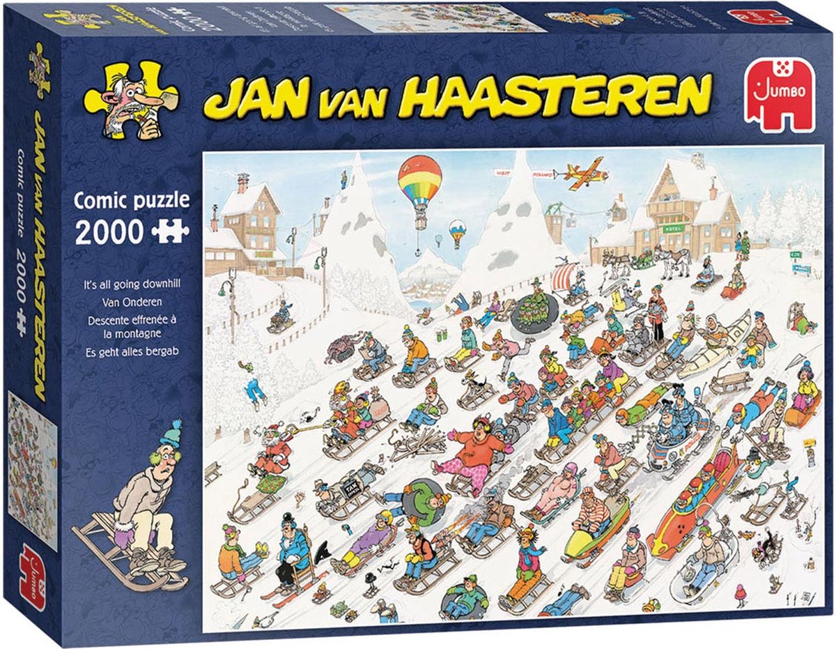 Jan van Haasteren - Van Onderen! - 2000 stukjes - Puzzel