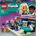 LEGO Friends Nova's kamer: Nova en Zac met minipoppetjes, hond, computer, bed en speelgoed.