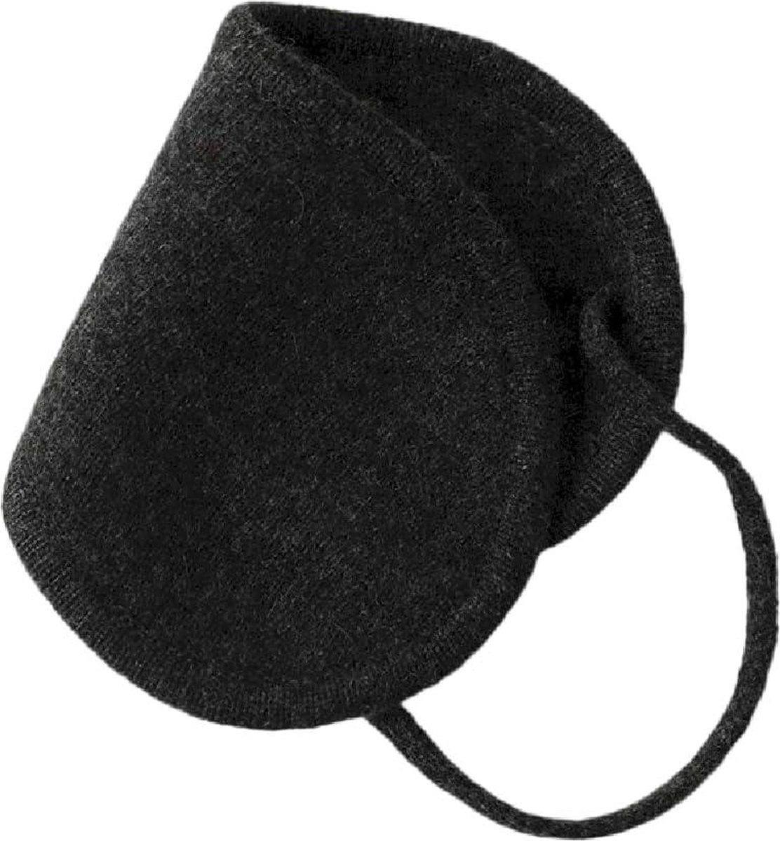 Prettystern 100% kasjmier 2-laags oogslaapmasker nachtmasker zacht huidvriendelijk oogmasker dames heren unisex - donkergrijs antraciet