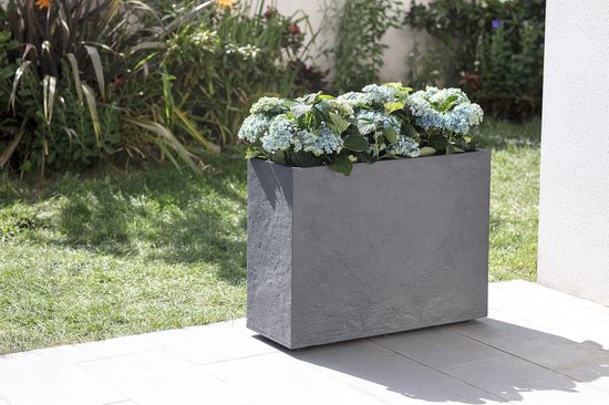 EDA - Basalt'Up Vierkante Pot 21 L - Decor Imitatie Beton