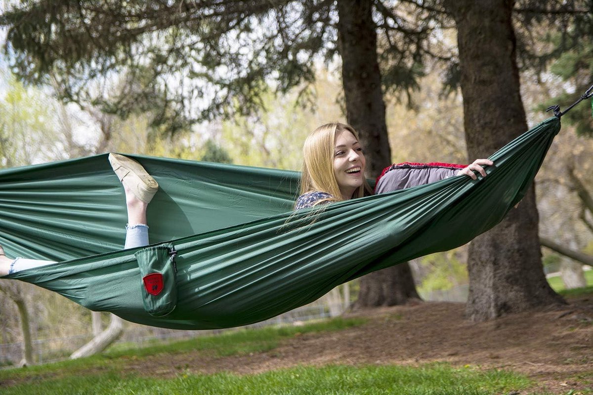 Hamac Double Extra Large 300x200 Cm - Jusqu'à 300kg - Parfait Pour Camping Ou Jardin