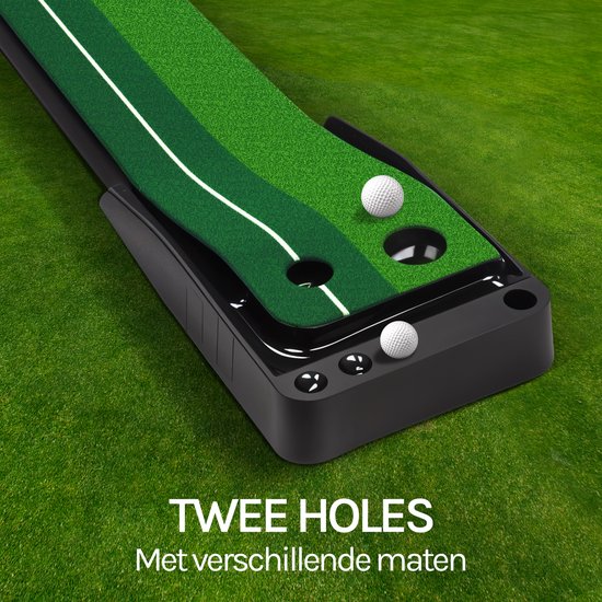 Putting Mat Golf - Putter - Met Terugkeersysteem - 30 x 250 cm van LifeGoods — afbeelding 5