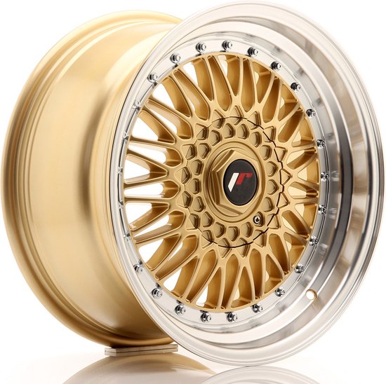 Foto: Jr wheels jr9 velgen 17 inch 8 5j et20 4x100 4x108 gold machined lip