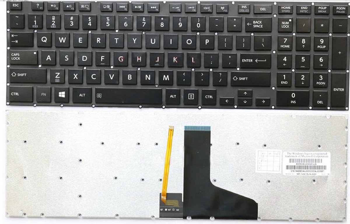 Clavier AZERTY Français Pour Toshiba Satellite L50-C L50-B L70-C - Neuf Sous Blister - Marque KINPOWER