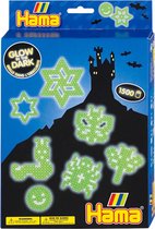 Hama Set Strijkkralen 1500 Kralen Glow in the Dark - 3414