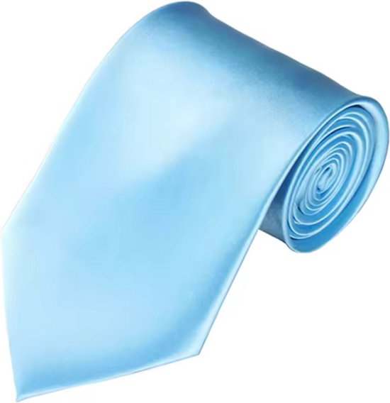 Foto: Chpn stropdas blauwe stropdas smalle stropdas tie blue tie polyester universeel accessoire blauwkleurige stropdas