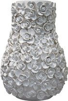 Colmore by Diga vaas flowers natural/white 29x29x42cm