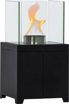 Bol.com Green Flame BPH-Q Outdoor Table Heater - 26x26x47cm - Zwart - Tafelmodel Terrasverwarmer / Tuinhaard voor Buiten aanbieding