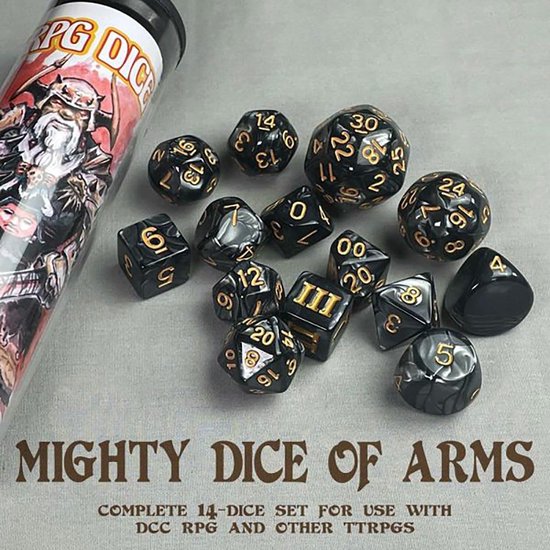 DCC Dice - Mighty Dice of Arms - cover