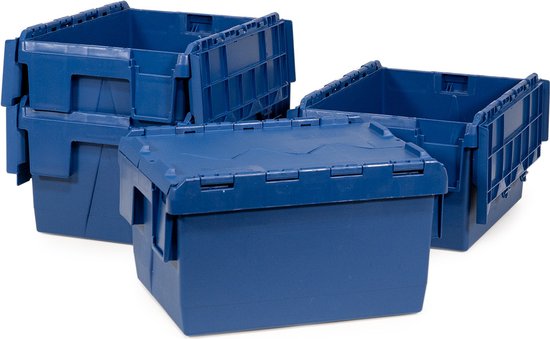 Opbergbox Really Useful 10 liter 520x340x85mm transparant wit | Q1400236