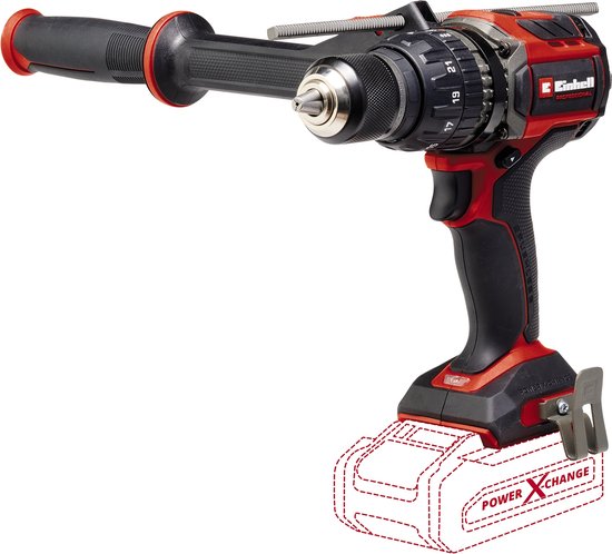 Einhell Accu Klopboor-/ Schroefmachine TP-CD 18/120 Li-i BL Solo - Power X-Change - 18 V/Li-ion - Met impactfunctie - 2 snelheden - 120 Nm - Koolborstelloze motor - Excl. accu en lader