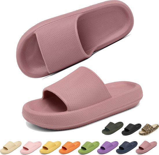 Geweo Slippers Heren Dames EVA Badslippers Unisex Verdikte Lichtgewicht . bol