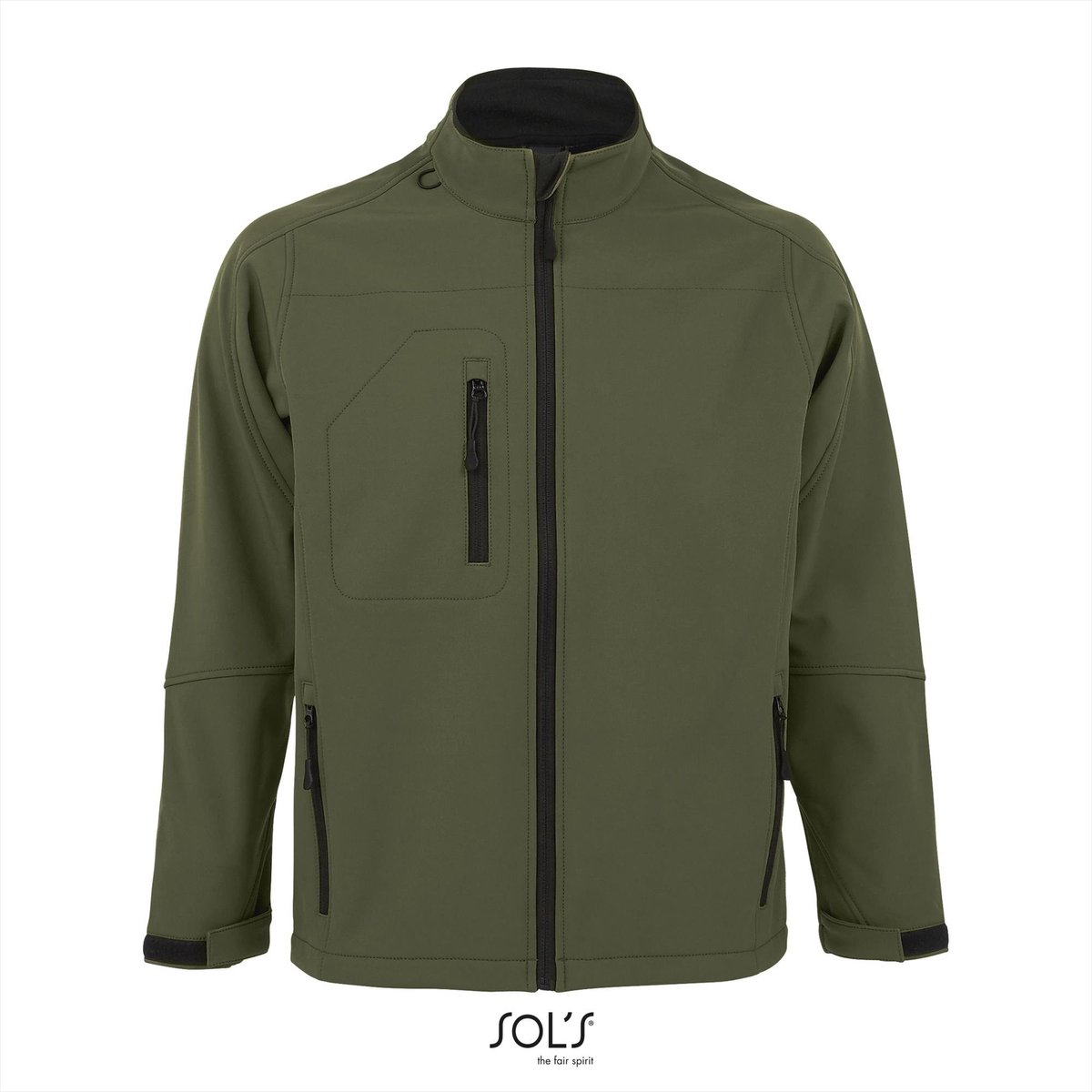 SOL'S Men´s Softshell Jacket Relax L866 - Army - 4XL