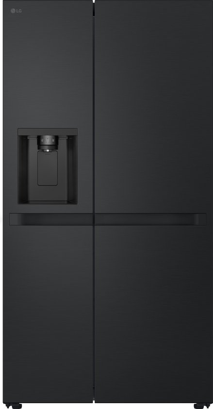 LG GSLC40EPPE, Vrijstaand, Amerikaanse koelkast Zwart, Essence Matte Black, Touch, LED