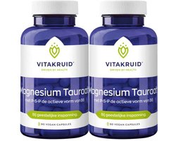 Vitakruid Vitakruid Magnesium Tauraat - 2 x 90 vegacapsules - 90 stuks