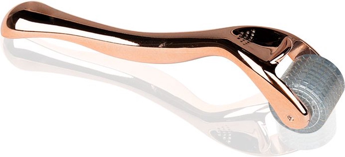 Dermarolling Titanium Mesotherapie Dermaroller 192 Naalden Rose Goud 03mm