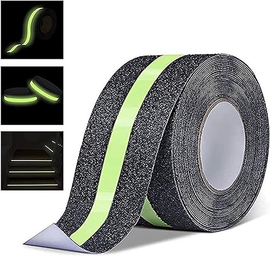foto-kontor Anti-slip strips voor trappen en treden zelfklevend zwart 18 stuks anti-slip strips trap