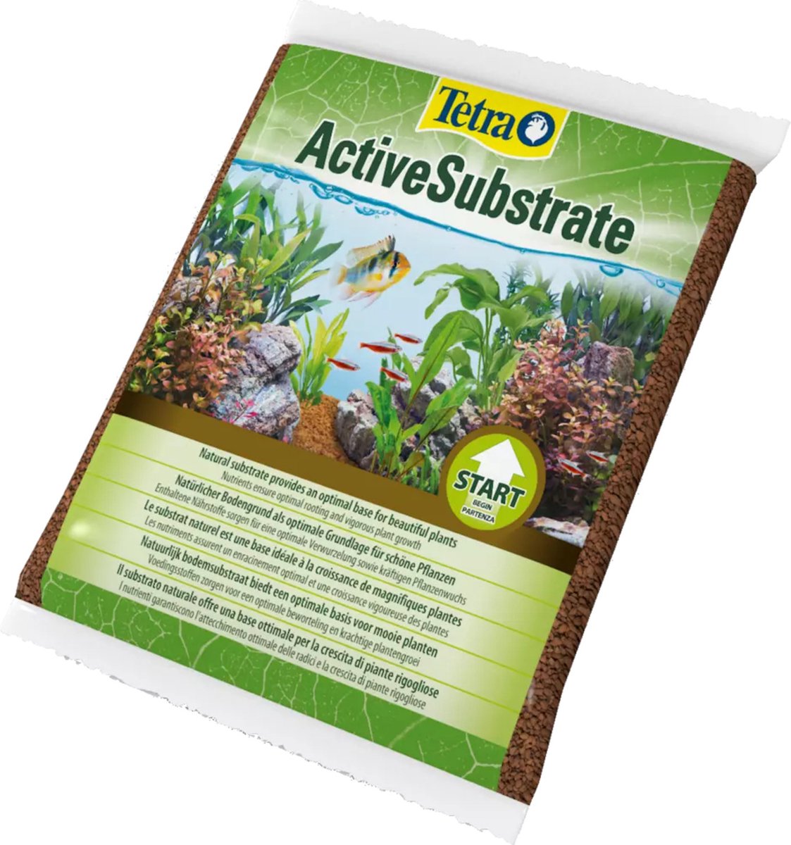 Tetra Activesubstrate - Aquarium -Voedingsbodem - 5x31x39 cm 6 l