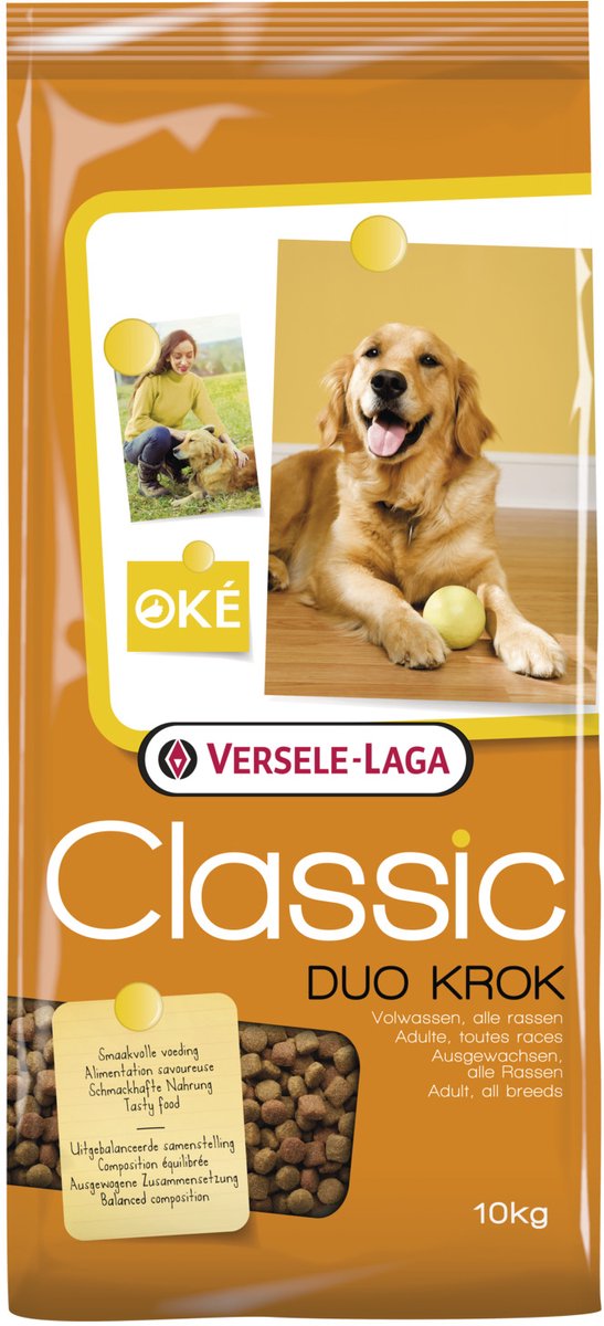 Versele-Laga Classic Duo Krok hondenvoer 10 kg