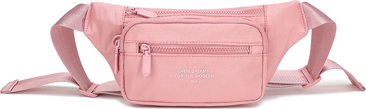 Gudika - Bumbag - Dames Tasje - Heren Tasje - Unisex - Telefoontasje - Heuptas - Heuptasjes - Dames Crossbodytas - Festival tasje - Rose