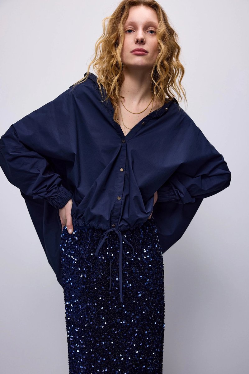 Suncolour Dames pailletten sprankelende ruches zoom rok gelaagde zoom pailletten minirok glanzende party club korte gelaagde rok, 12, S
