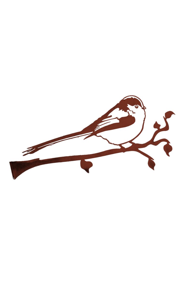 Capra Design – Staartmees van Cortenstaal – Tuindecoratie – Roestkleurig Dierenbeeld voor Tuin & Terras | Duurzaam