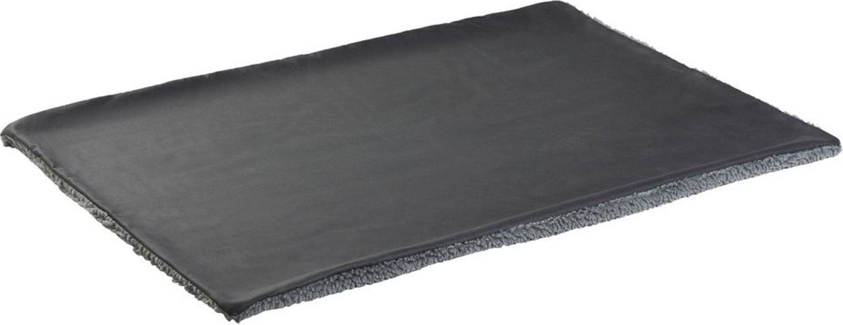 Maxxnobel Losse Hoes Orthopedische Sofa Lederlook/Teddy Zwart - Hondenbank - Large