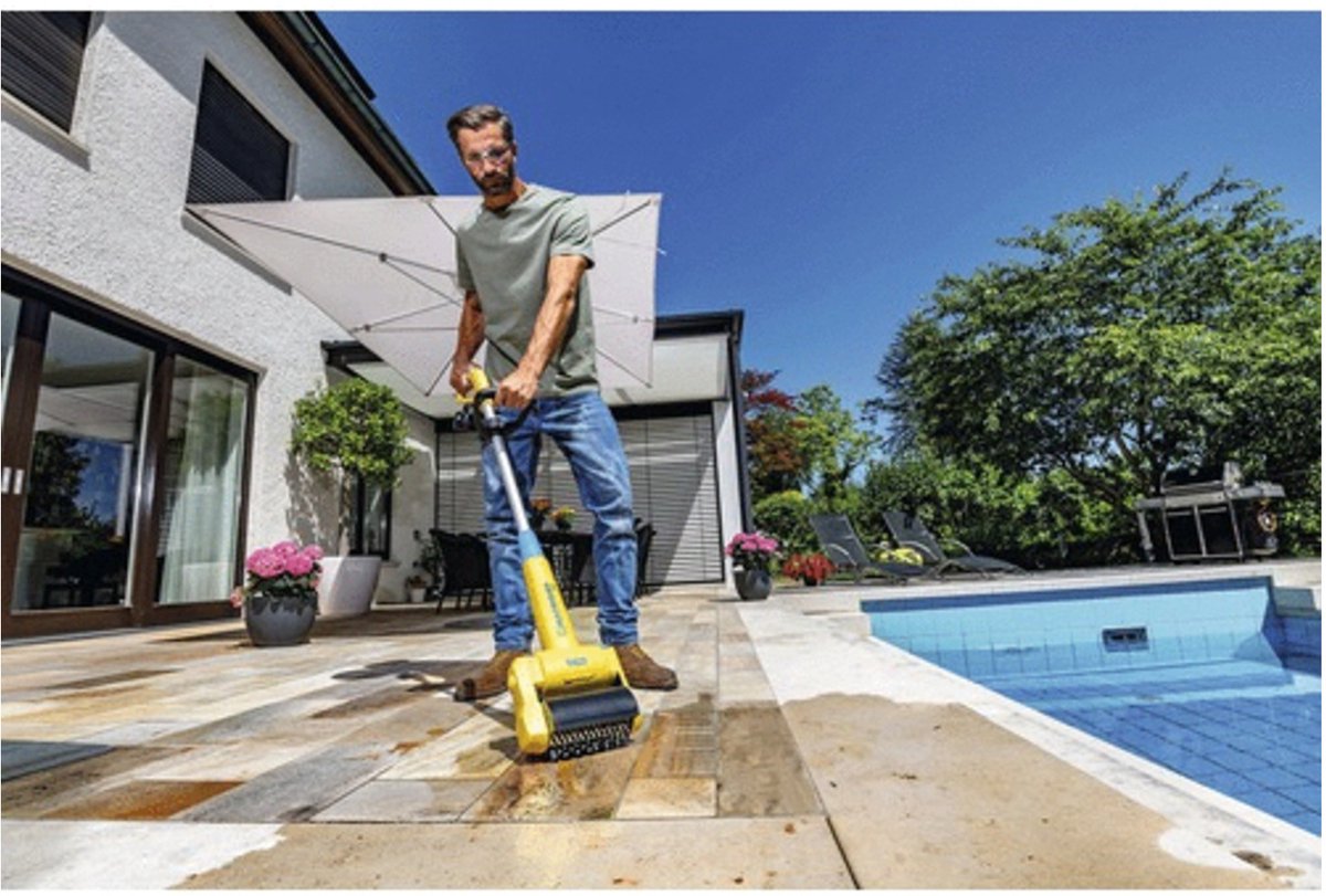 GLORIA Terrasreiniger MultiBrush li-on | BOSCH 18V Accu Compatibel