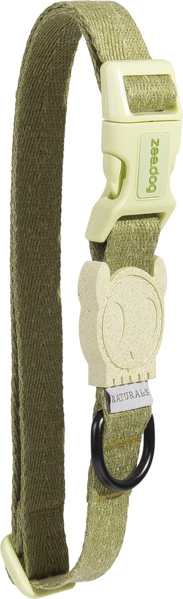 Zee.Dog Moss Halsband Lichtgroen - Hondenhalsband - Xs