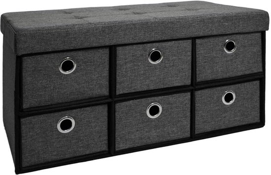 Lexium Dekenkist - Dekenkisten voor slaapkamer - Dekenkisten voor de woonkamer - Dekenkist binnen - Speelgoedkist - Opbergkist