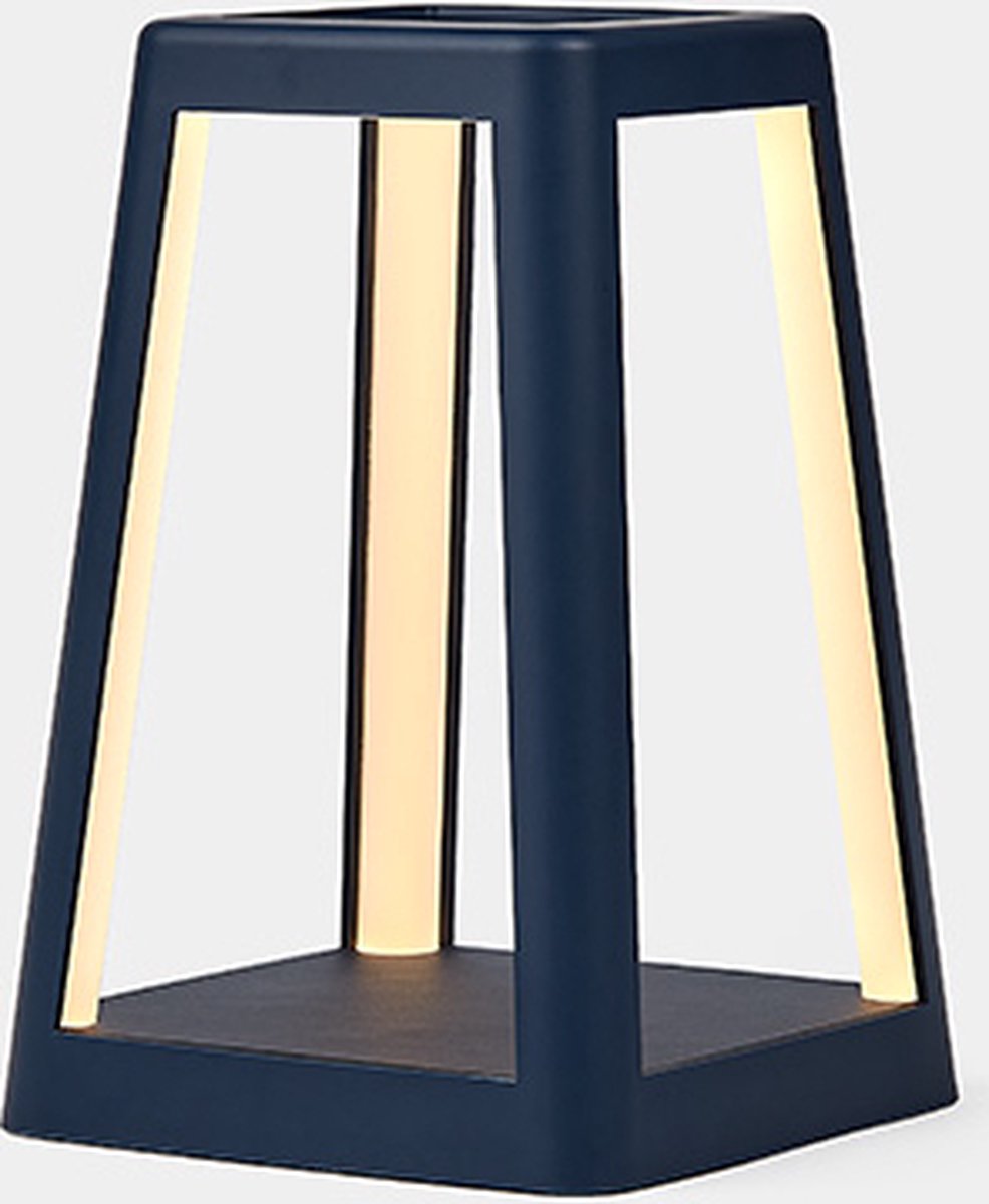 Lexon Lantern LED-lamp met oplader draadloos donkerblauw LH94DB