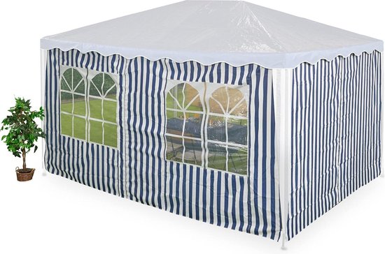 Wiltec paviljoen 3 x 3 m in groen met UV-bescherming 50 , tuinpaviljoen
