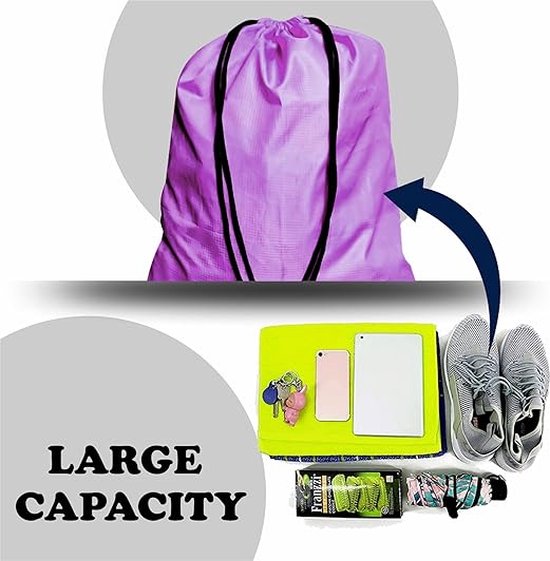 Sac De Basketball Hoseay Sac à Dos Cordon Étanche Avec Compartiment Chaussure Y Poche Humide Sac De Sport Homme Imperméable Sac Piscine Grand Sac Natation Leger Pour Sport Gym Weekend Football, Bleu