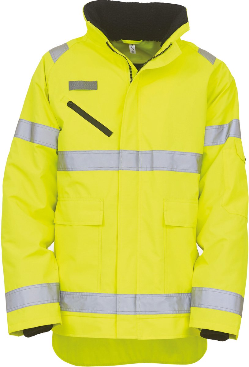 Yoko Fontaine Storm Hi-Vis jacket YHVP309 Hi Vis Geel