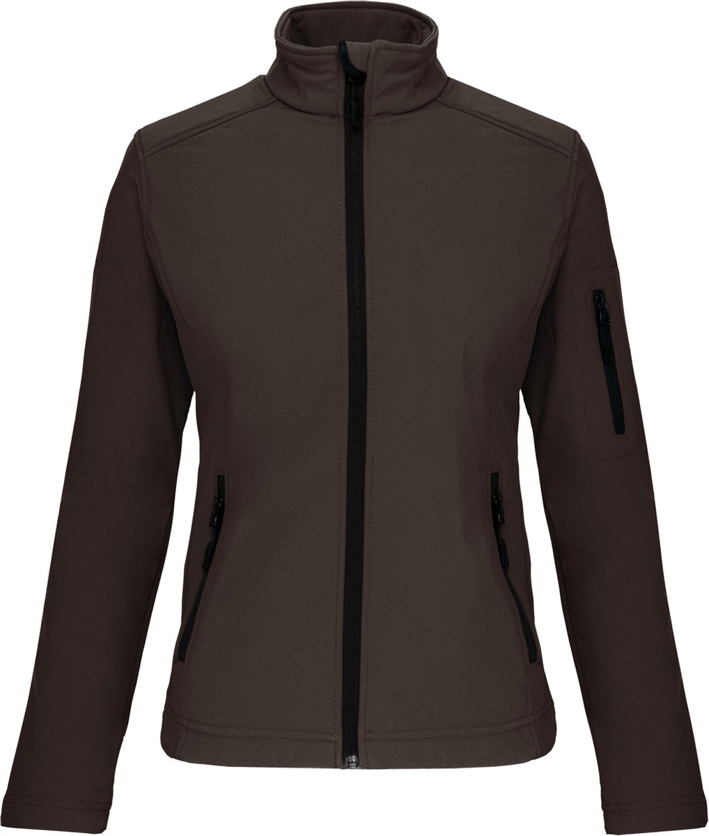 Kariban Dames softshell jas K400 - Chocolate - S