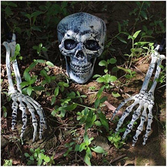 Decoratie Halloween Skelet Mega - 335cm Kopen Decoratie Halloween Skelet Mega - 335cm Kopen