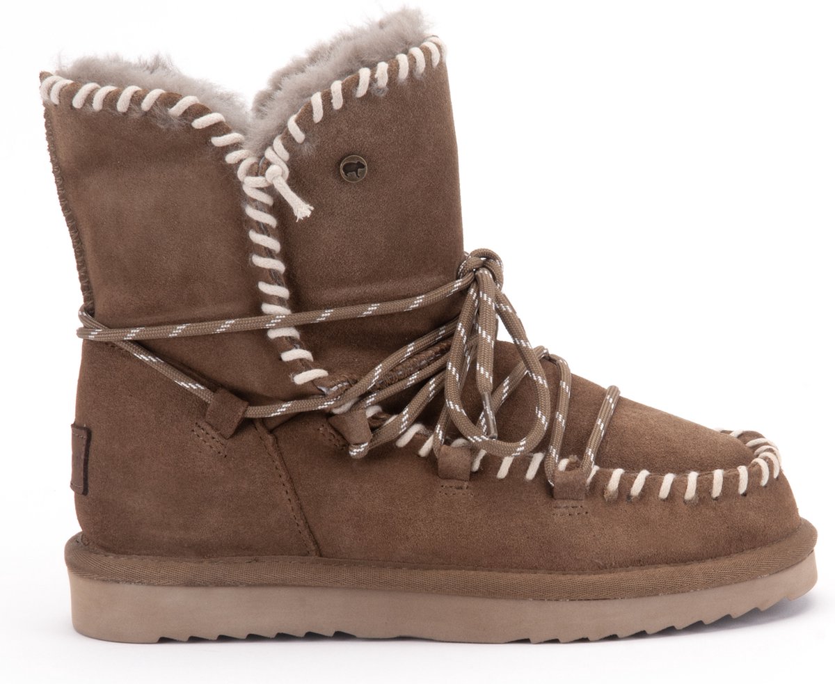 Warmbat Waturra Suede lace boot Dames Laarzen - Bruin